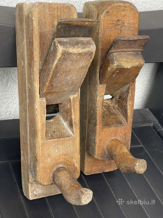 Mediniai obliai 2 vnt - nuotraukos Nr. 7