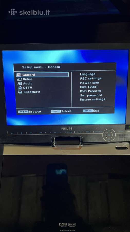 Philips Pet1046/12 – nešiojamasis Dvd grotuvas - nuotraukos Nr. 5