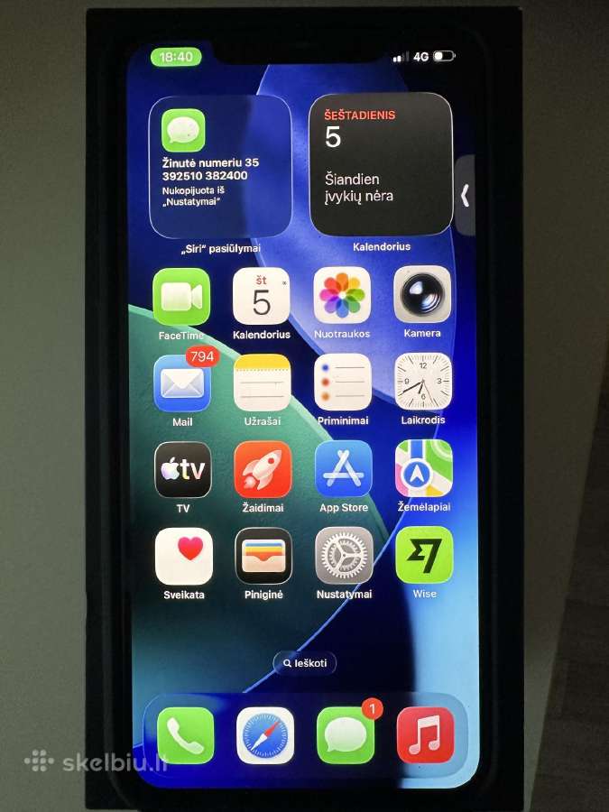 Blackview mega 2 WiFi ir iPhone 11 Pro Max 64gb - nuotraukos Nr. 6