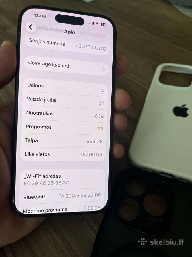 iPhone 15 Pro 256gb - nuotraukos Nr. 3