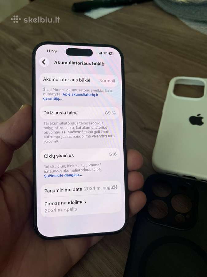 iPhone 15 Pro 256gb - nuotraukos Nr. 4