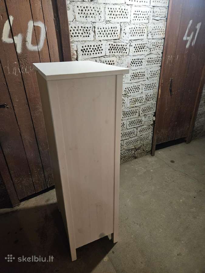 Ikea Hemnes balta komoda, 5 stalčių, 1305739 cm - nuotraukos Nr. 6