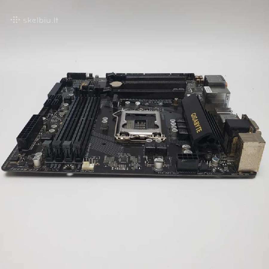 Gigabyte Ga-b250m-d3h pagr. plokštė (Lga1151) M.2 - nuotraukos Nr. 3