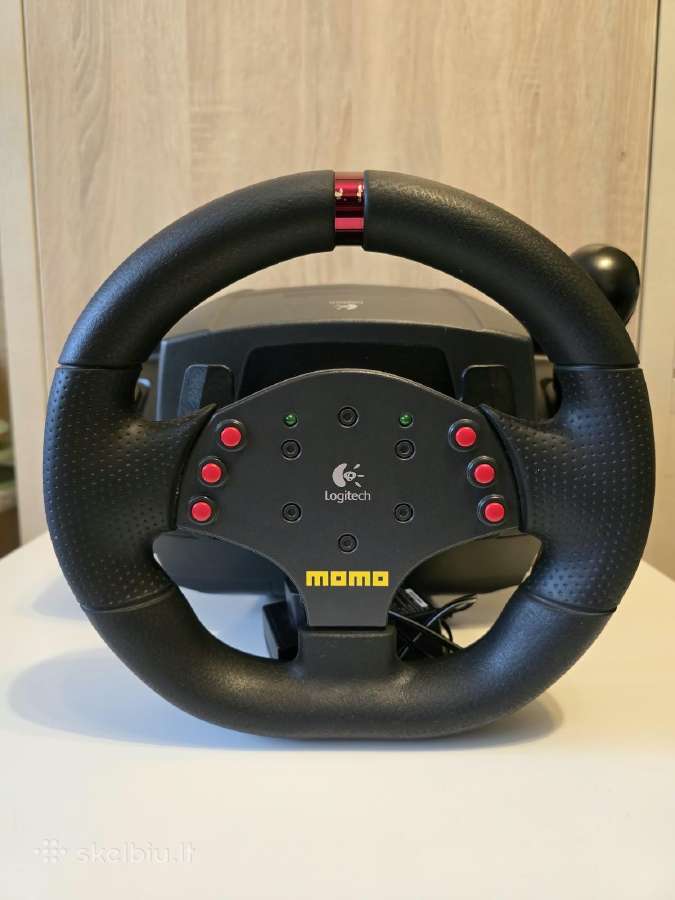 Logitech Momo racing force feedback wheel - nuotraukos Nr. 2