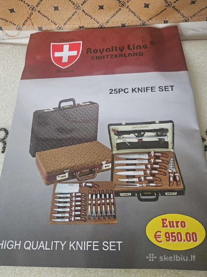 Royalty Line Switzerland 25 dalių peilių rinkinys - nuotraukos Nr. 4