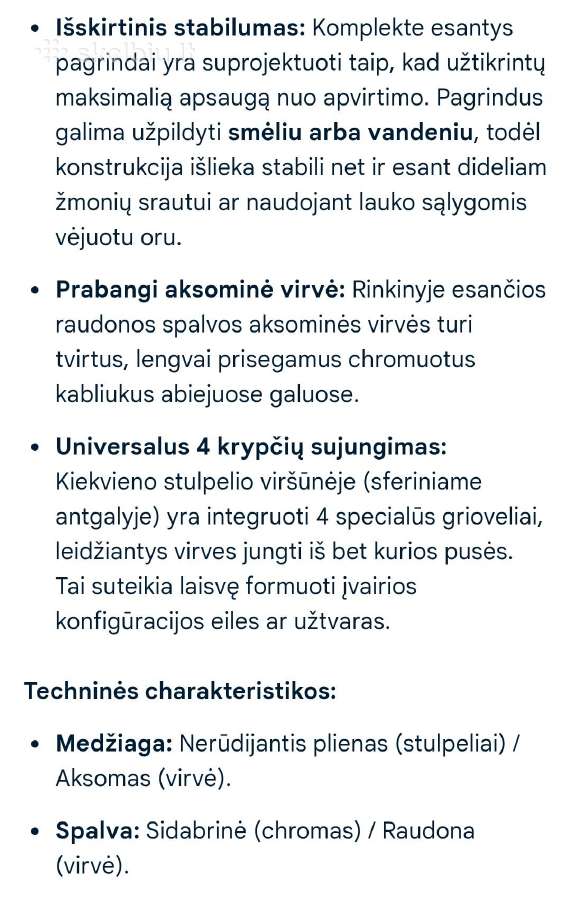 Minios valdymo stulpelių rinkinys,4 vnt - nuotraukos Nr. 3