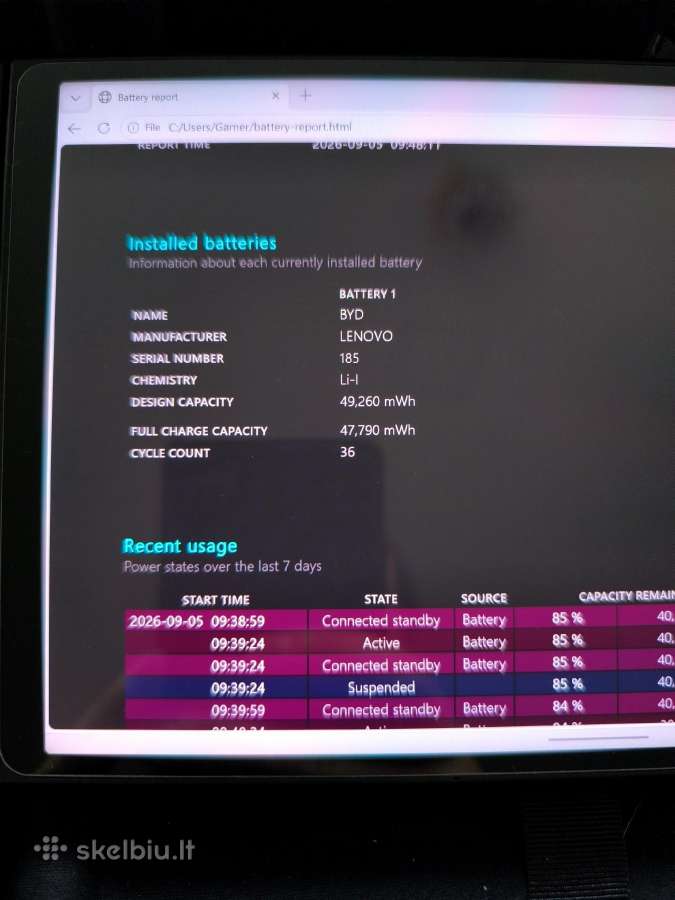 Lenovo Legion Go 8apu1 Z1 Extreme 1tb Garantija - nuotraukos Nr. 11