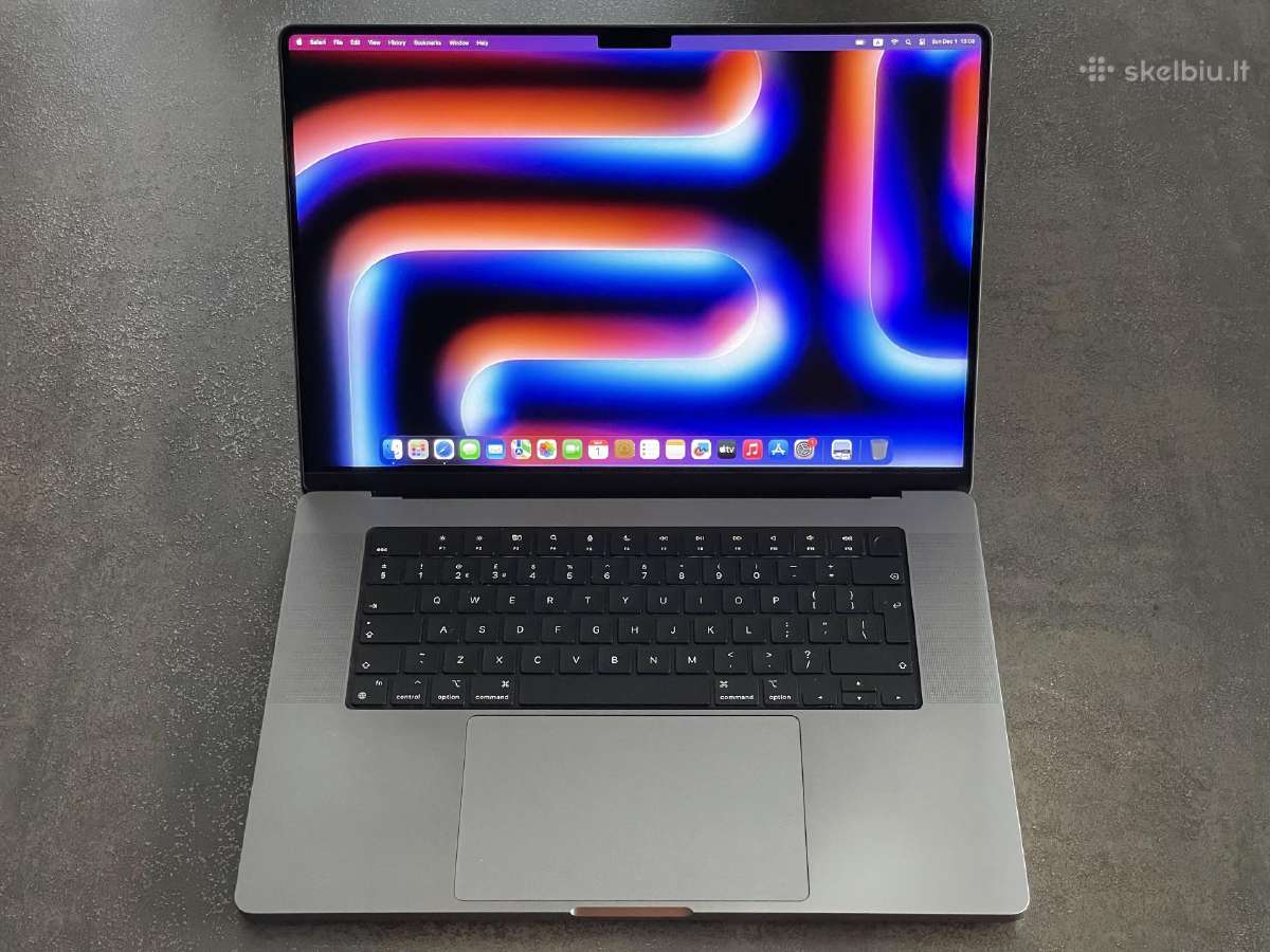 2021 MacBook Pro 16 M1 Max – 64gb / 2tb - nuotraukos Nr. 3