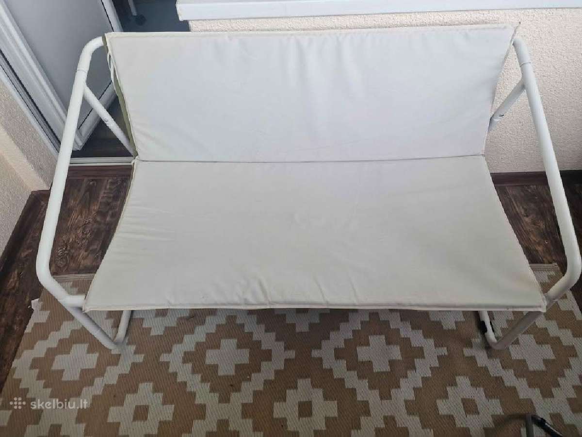 Ikea suoliukas sofa balkonui/ kiemui - nuotraukos Nr. 8