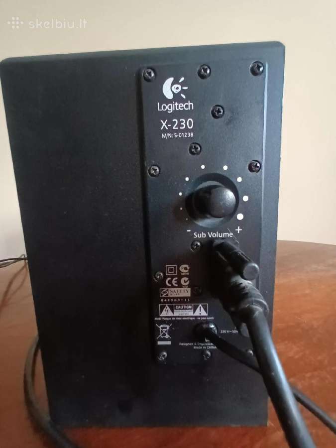 Logitech X-230 2.1 garso sistema - nuotraukos Nr. 3