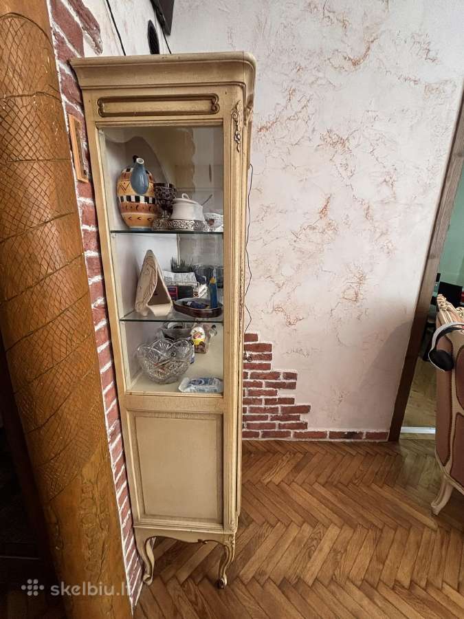 Puošni vintažinė rokoko stiliaus indauja / vitrina - nuotraukos Nr. 5