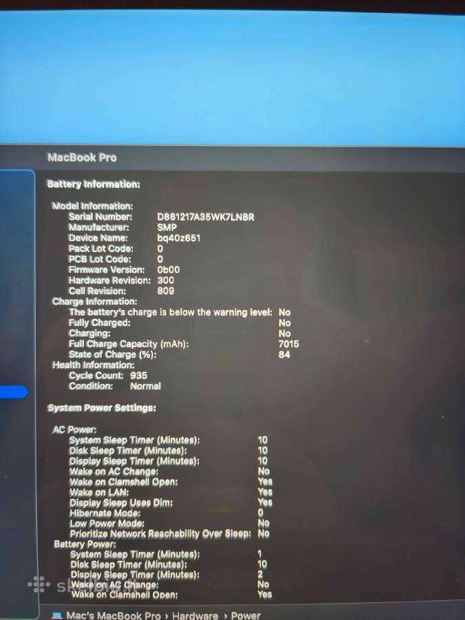 MacBook Pro 2019 16" 32 GB RAM 512 SSD i7 - nuotraukos Nr. 6