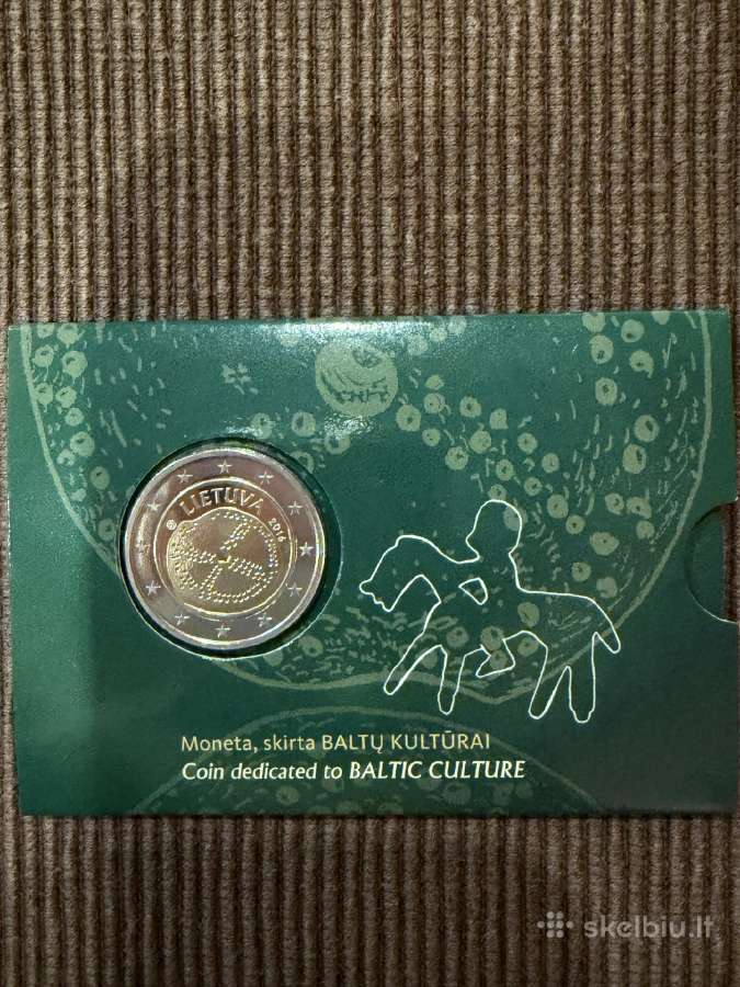 2eur. Lietuviškos monetos kortelėse - nuotraukos Nr. 2