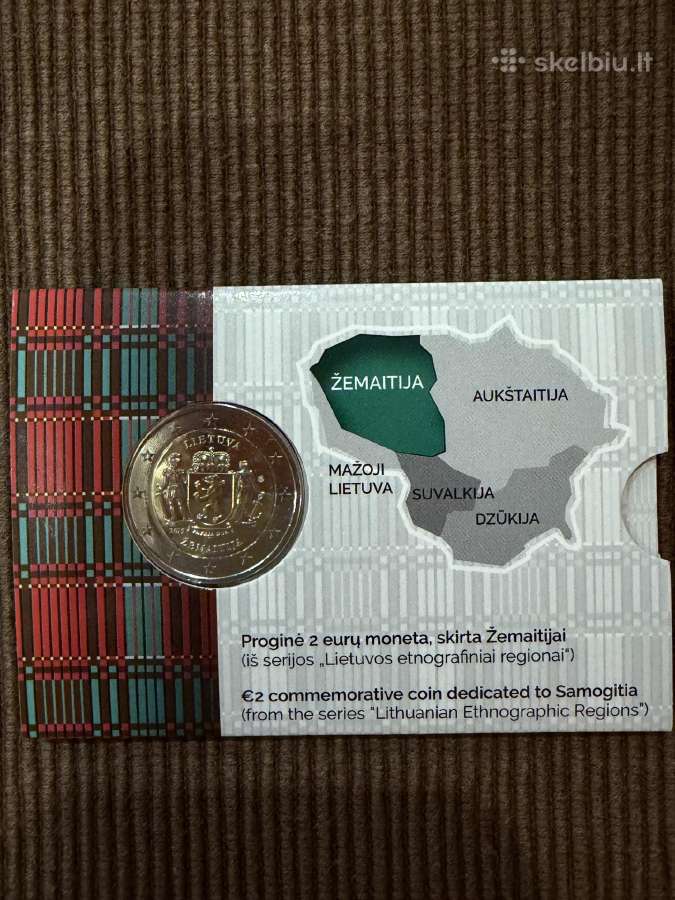 2eur. Lietuviškos monetos kortelėse - nuotraukos Nr. 4