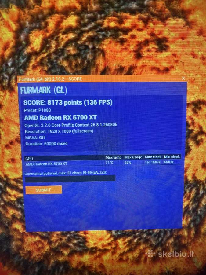 Rx 5700 XT 8gb gddr6 - nuotraukos Nr. 5