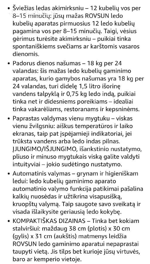 Ledo gaminimo aparatas Rovsun,120w - nuotraukos Nr. 6