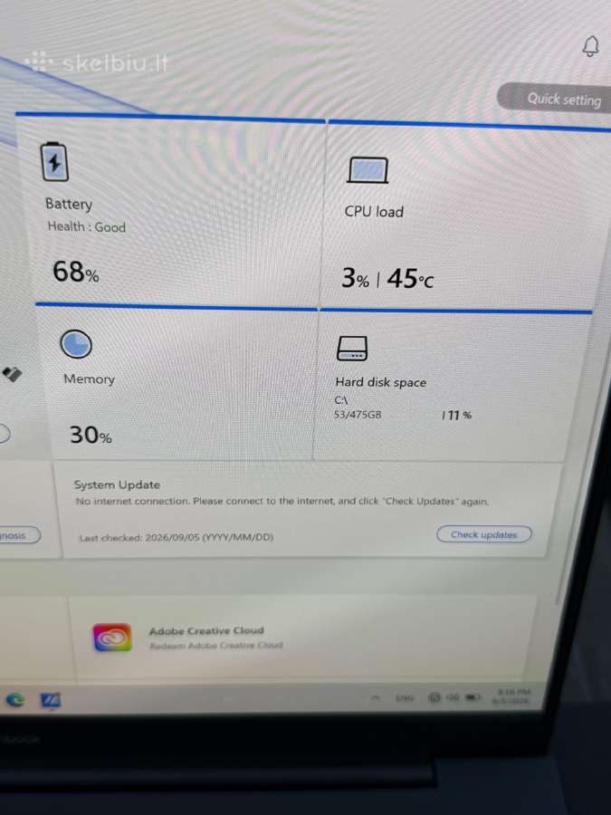 Asus Zenbook 14,5 Oled Core i9 - nuotraukos Nr. 4