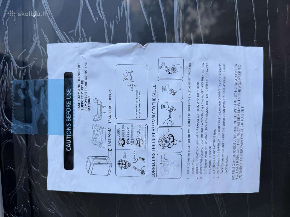 Nauja automatinė skalbimo mašina Leadzm 5 kg - nuotraukos Nr. 5