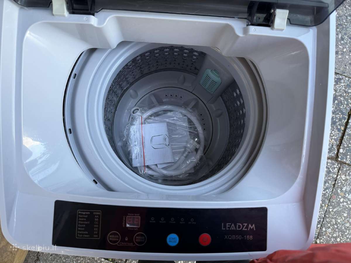 Nauja automatinė skalbimo mašina Leadzm 5 kg - nuotraukos Nr. 6