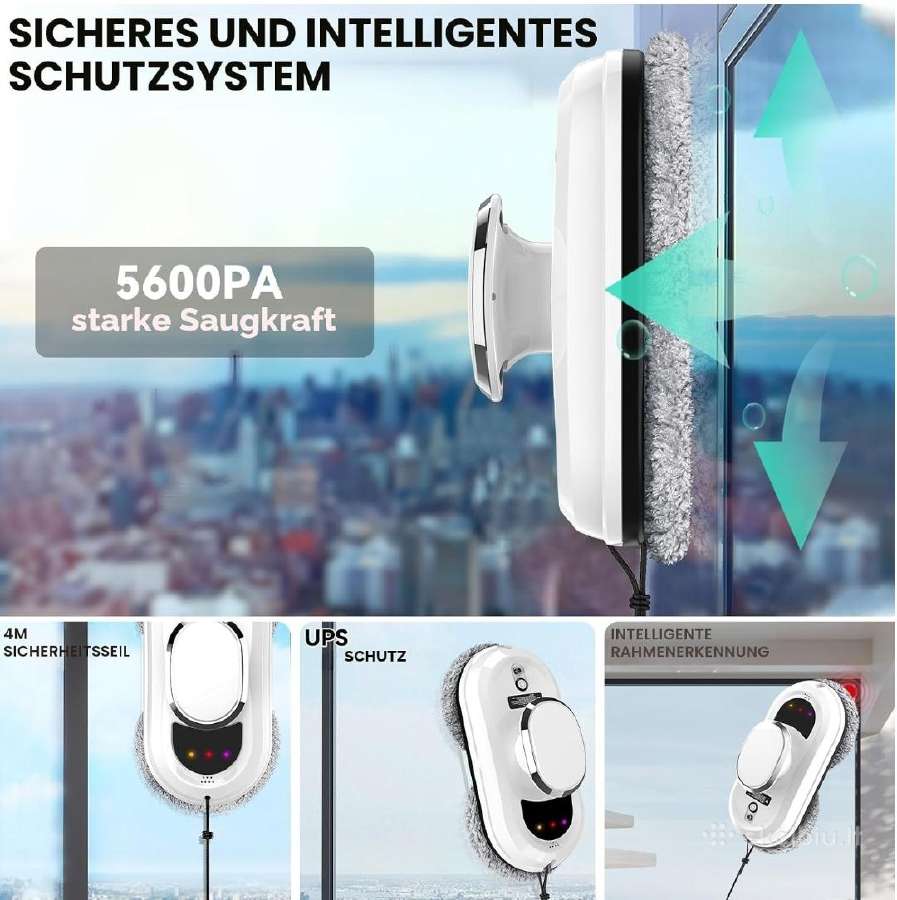 Langų valymo robotas Swbsll,5600pa - nuotraukos Nr. 2