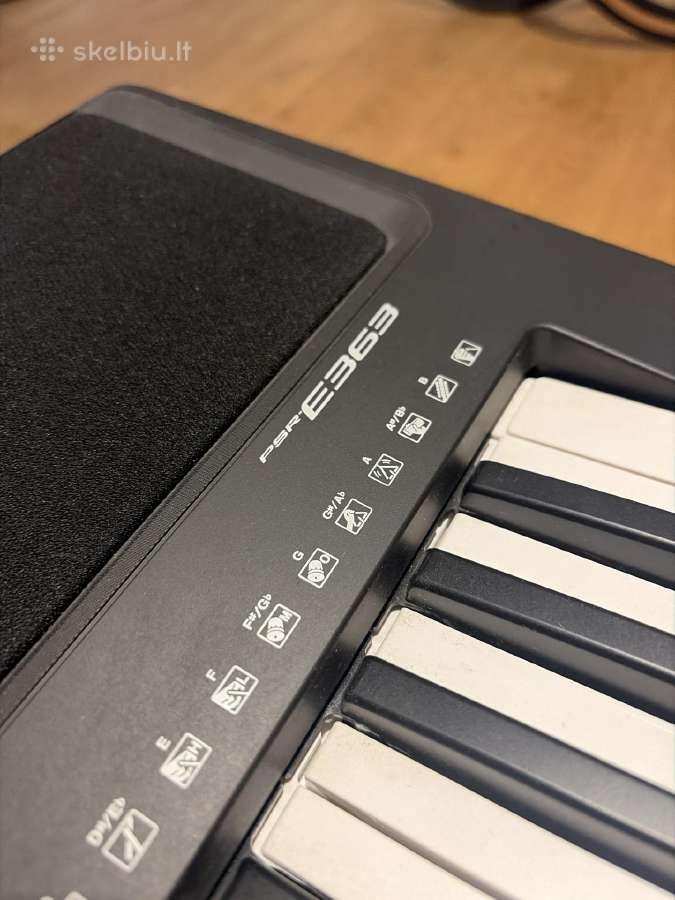 Yamaha elektrinis pianinas Psr-e363 - nuotraukos Nr. 5