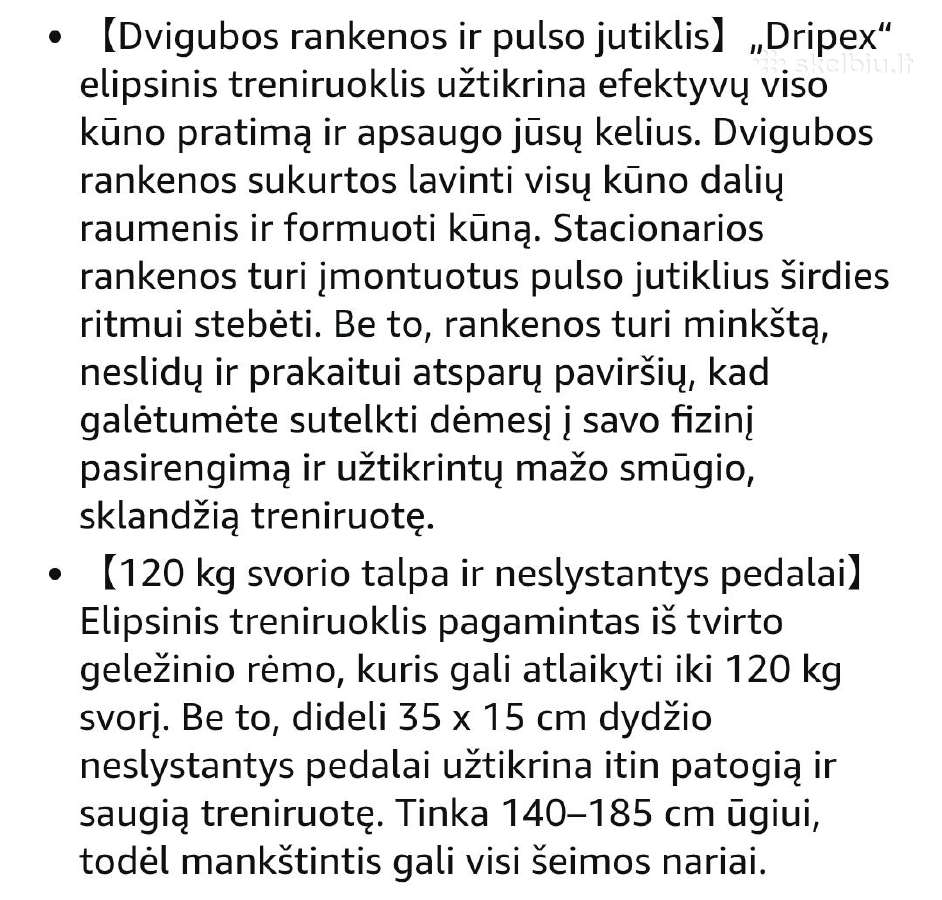 Dripex elipsinis treniruoklis - nuotraukos Nr. 5