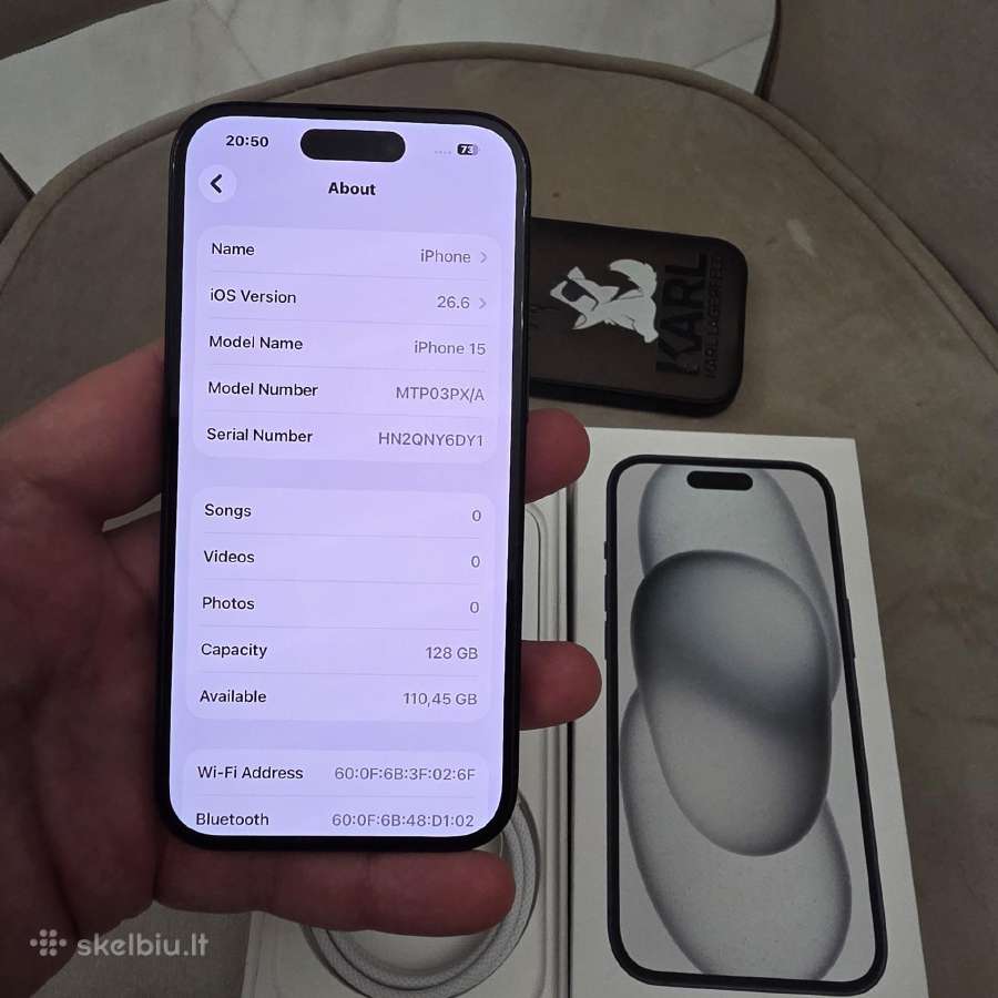 Parduodu Apple 15 - nuotraukos Nr. 7