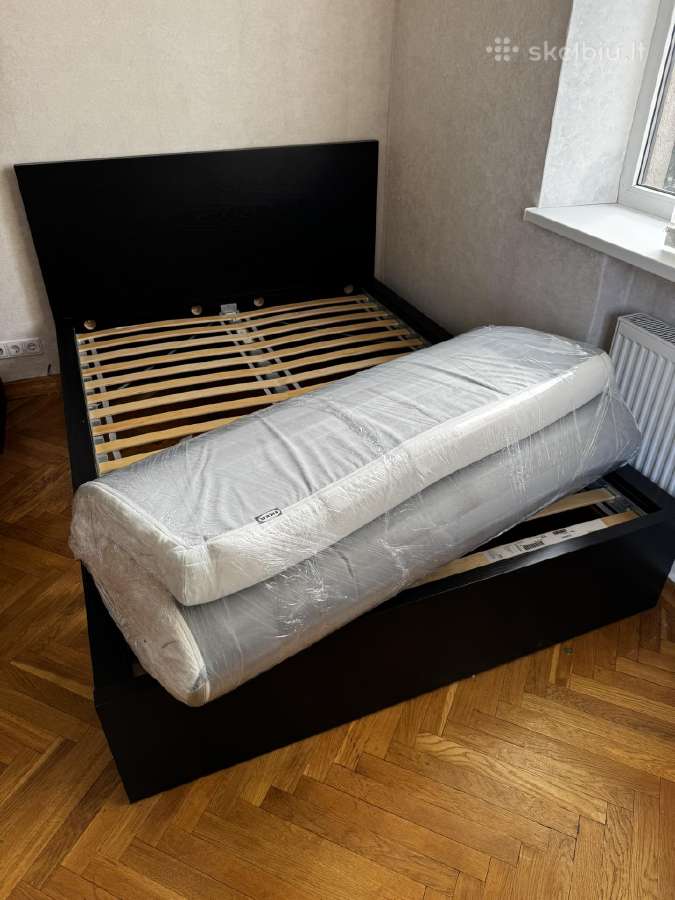 Ikea baldai. Daug. Mazai naudoti. Lova Malm auksta - nuotraukos Nr. 2