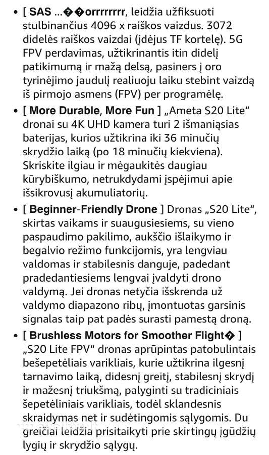 Ameta dronas - nuotraukos Nr. 5