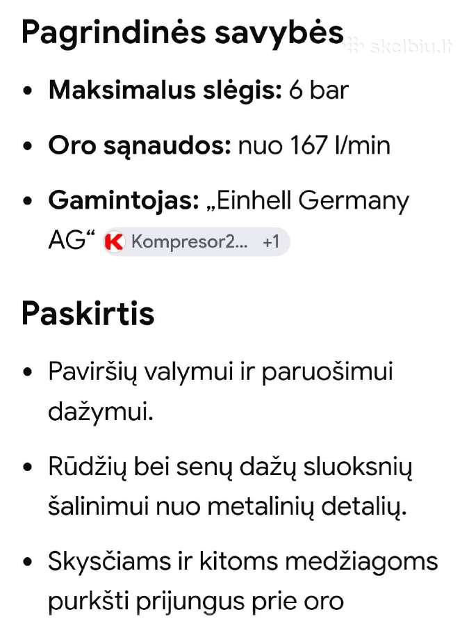 Suslėgto oro smėliavimo ir purškimo pistoletas - nuotraukos Nr. 2