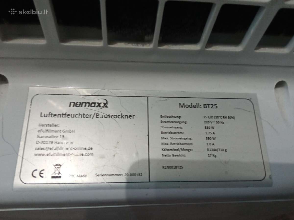 Dregmes surinkėjas Nemaxx Bt25 - nuotraukos Nr. 6