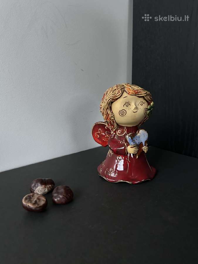 Dekoracija Meiles angelelis. Aukstis 14,5cm - nuotraukos Nr. 3