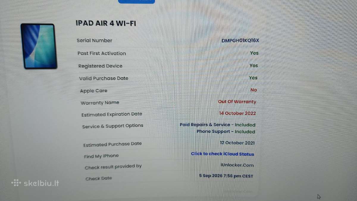 iPad Air 4th 2020 256gb - nuotraukos Nr. 8