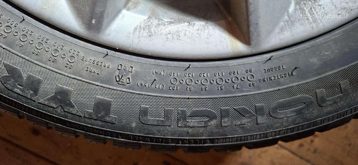 Žieminės padangos su ratlankiais R16 5x112 - nuotraukos Nr. 2