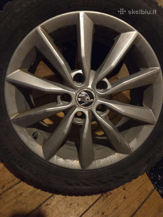Žieminės padangos su ratlankiais R16 5x112 - nuotraukos Nr. 4
