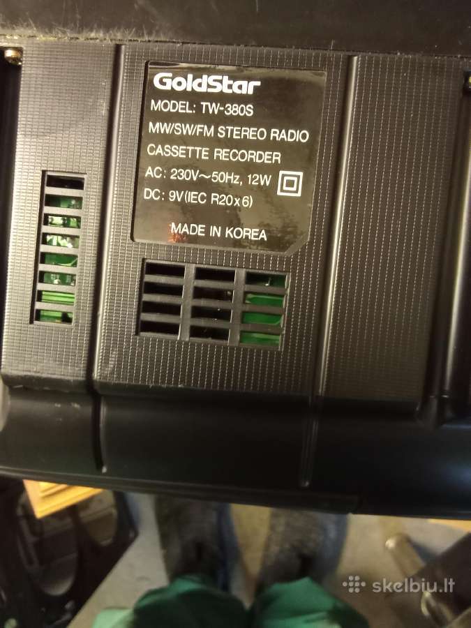 Parduodu nešiojama Goldstar magnetofoną. - nuotraukos Nr. 5