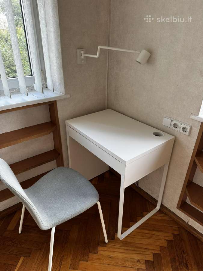 Ikea - Micke. Rašomasis stalas, balta, 142x50. - nuotraukos Nr. 9