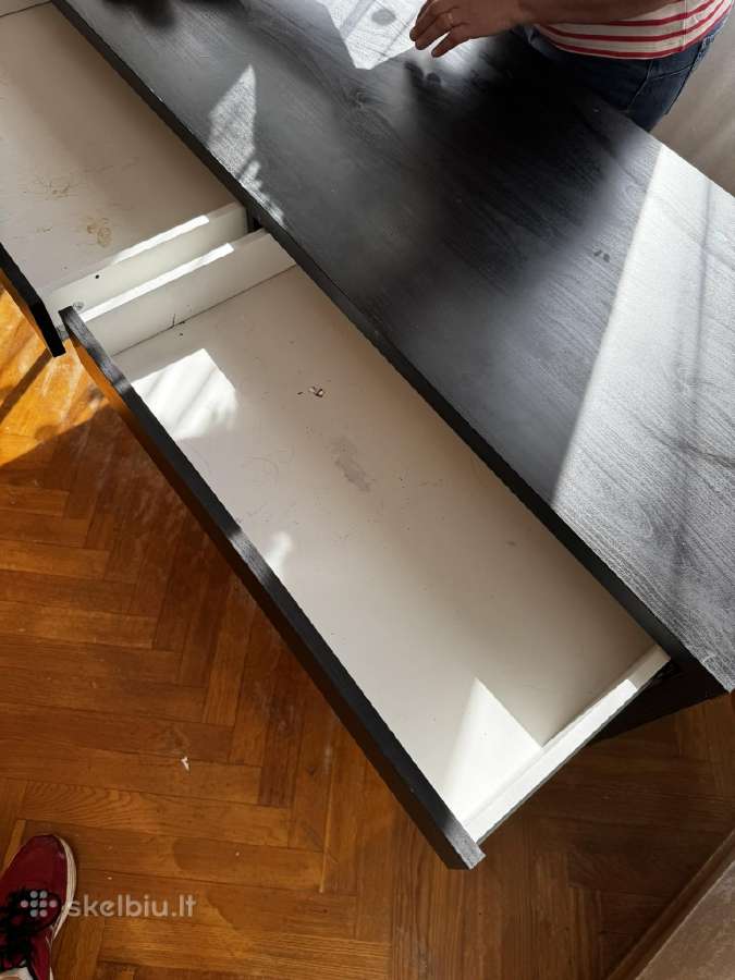 Ikea-micke. Rašomasis stalas, juodas, 142x50. - nuotraukos Nr. 9