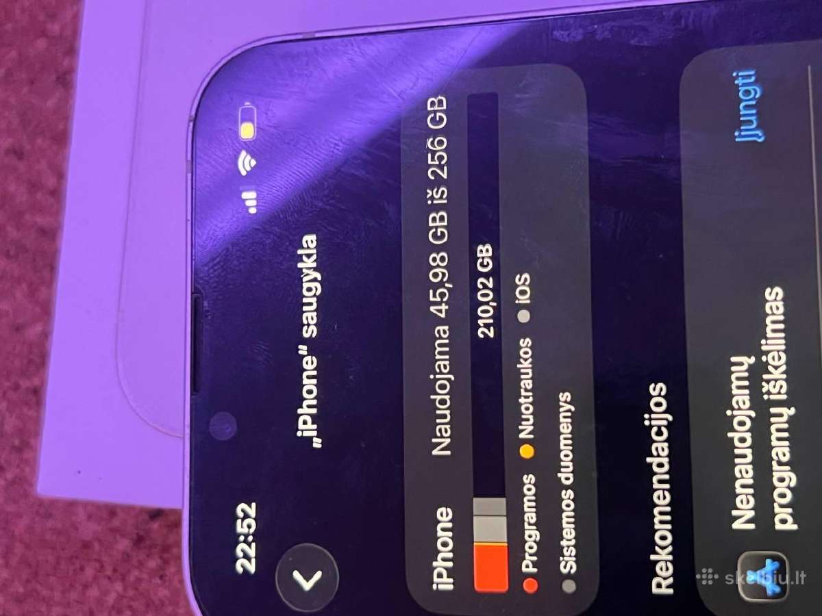 iPhone 13 256gb kaip naujas - nuotraukos Nr. 5