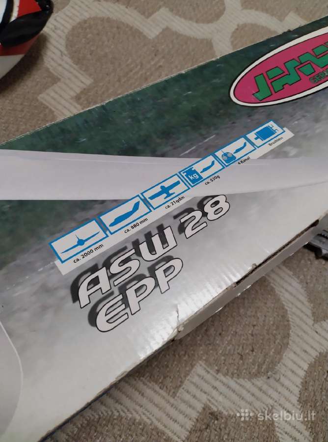 RC motoskalndytuvas Asw28 2000mm - nuotraukos Nr. 13