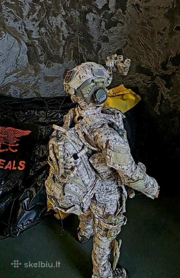 Kolekcinė 1/6 mastelio Us Navy Seal figurėle. - nuotraukos Nr. 4
