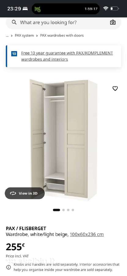 Ikea spinta Flisberget - nuotraukos Nr. 3