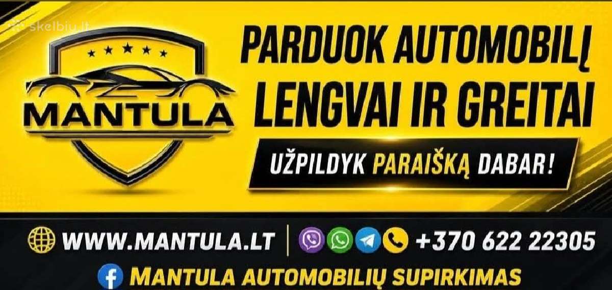 Greitas automobiliu supirkimas 24/7 Mantula. LT - nuotraukos Nr. 2