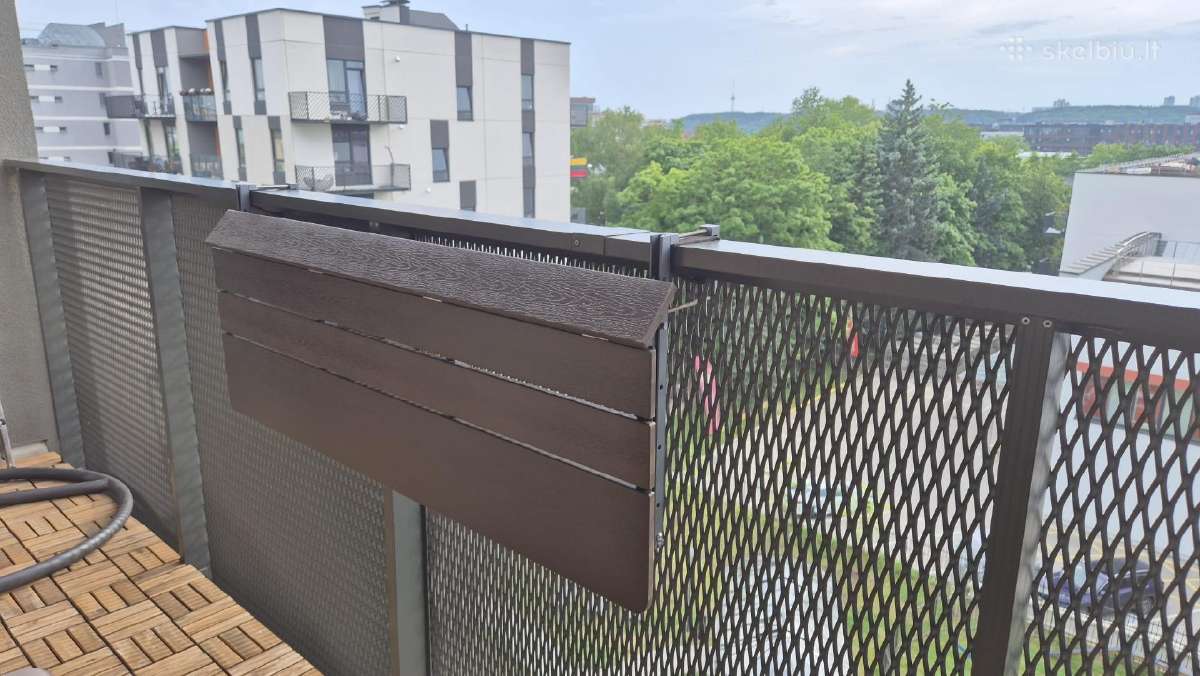 Sulankstomas balkono stalas - nuotraukos Nr. 2