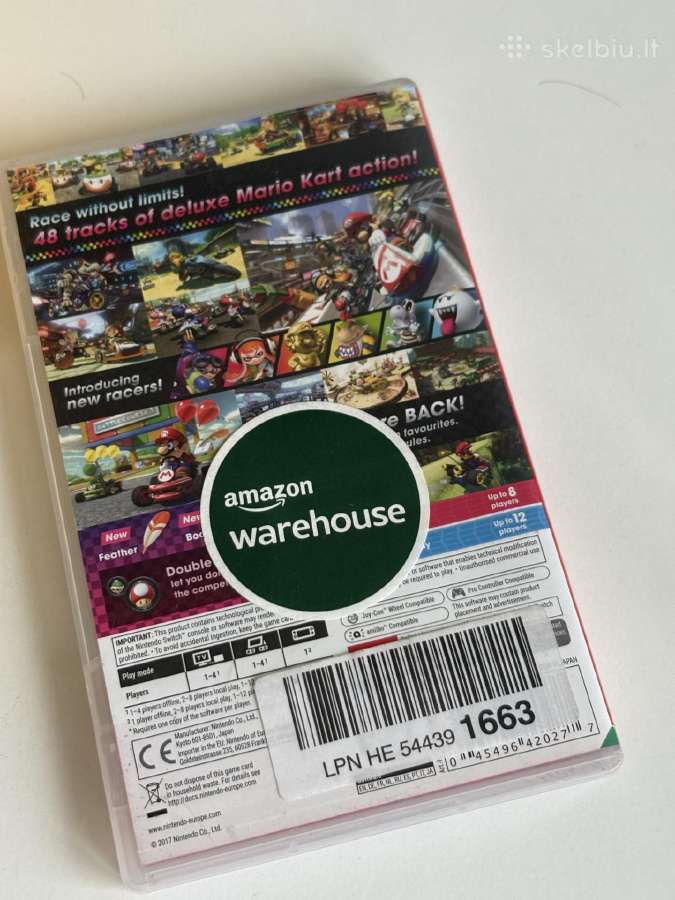 Mariokart Deluxe 8 žaidimas Nintendo switch - nuotraukos Nr. 3