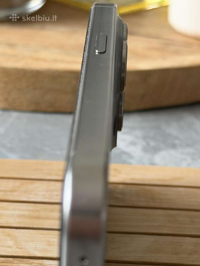 iPhone 15 Pro 128gb, Natural Titanium (2024) - nuotraukos Nr. 6