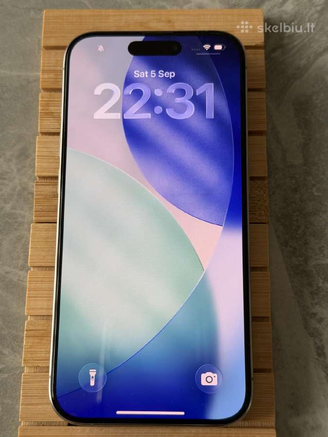 iPhone 15 Pro 128gb, Natural Titanium (2024) - nuotraukos Nr. 8