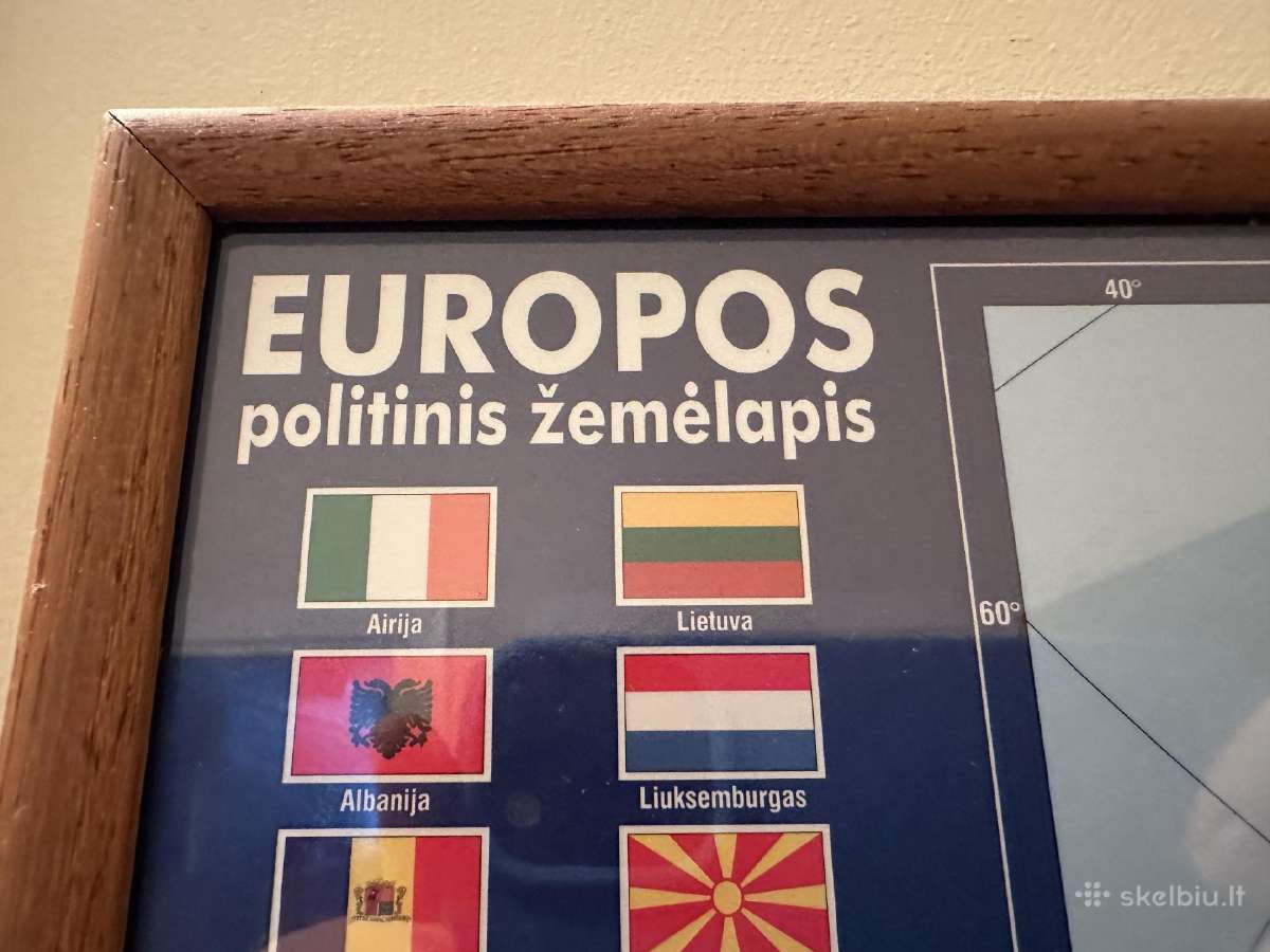 Europos žemėlapis - nuotraukos Nr. 2