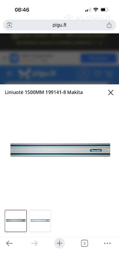 Liniuotė 1500mm 199141-8 Makita - nuotraukos Nr. 4