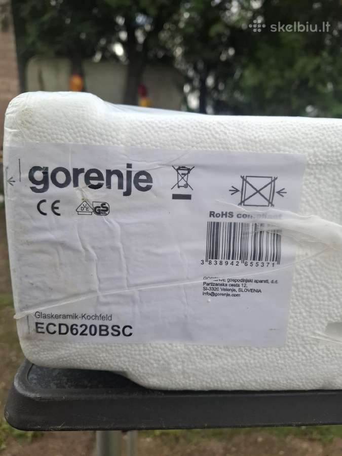 Nauja stikl keramikos kaitlentė Gorenje Ecd620bsc - nuotraukos Nr. 2